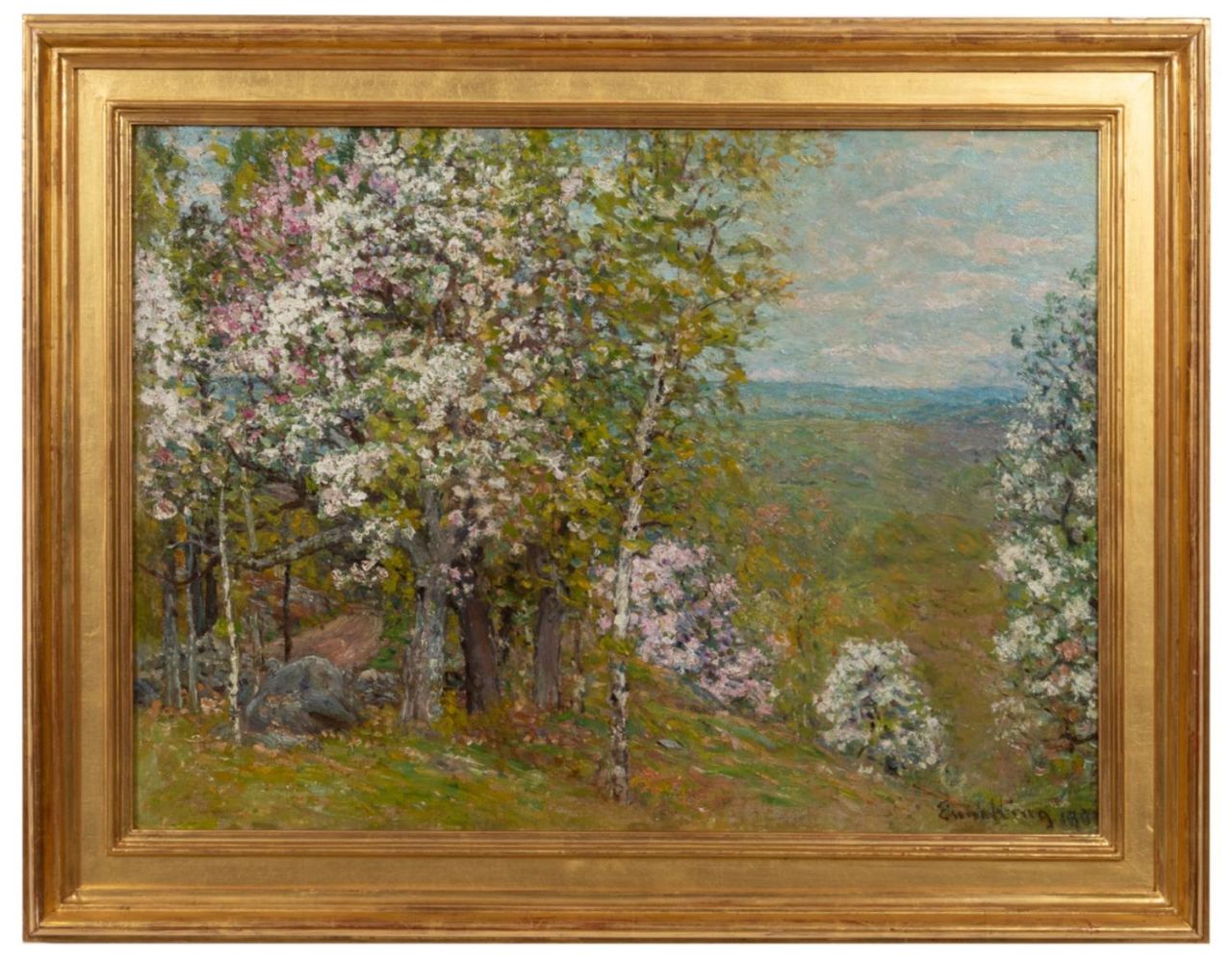 JOHN JOSEPH ENNEKING SPRING LANDSCAPE 3b3e4e