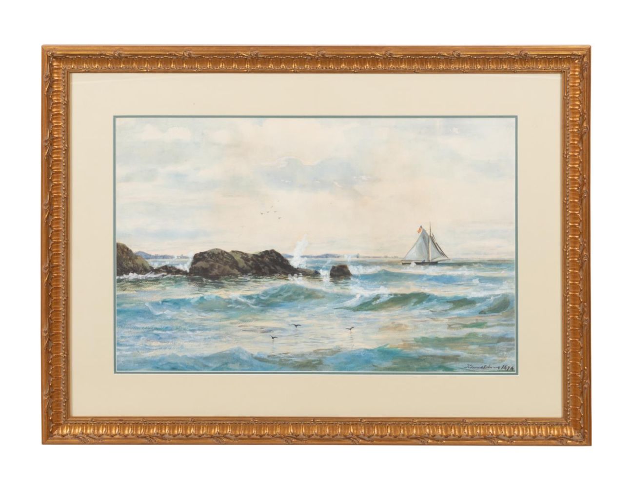 EDMUND DARCH LEWIS 'SEASCAPE' 1896