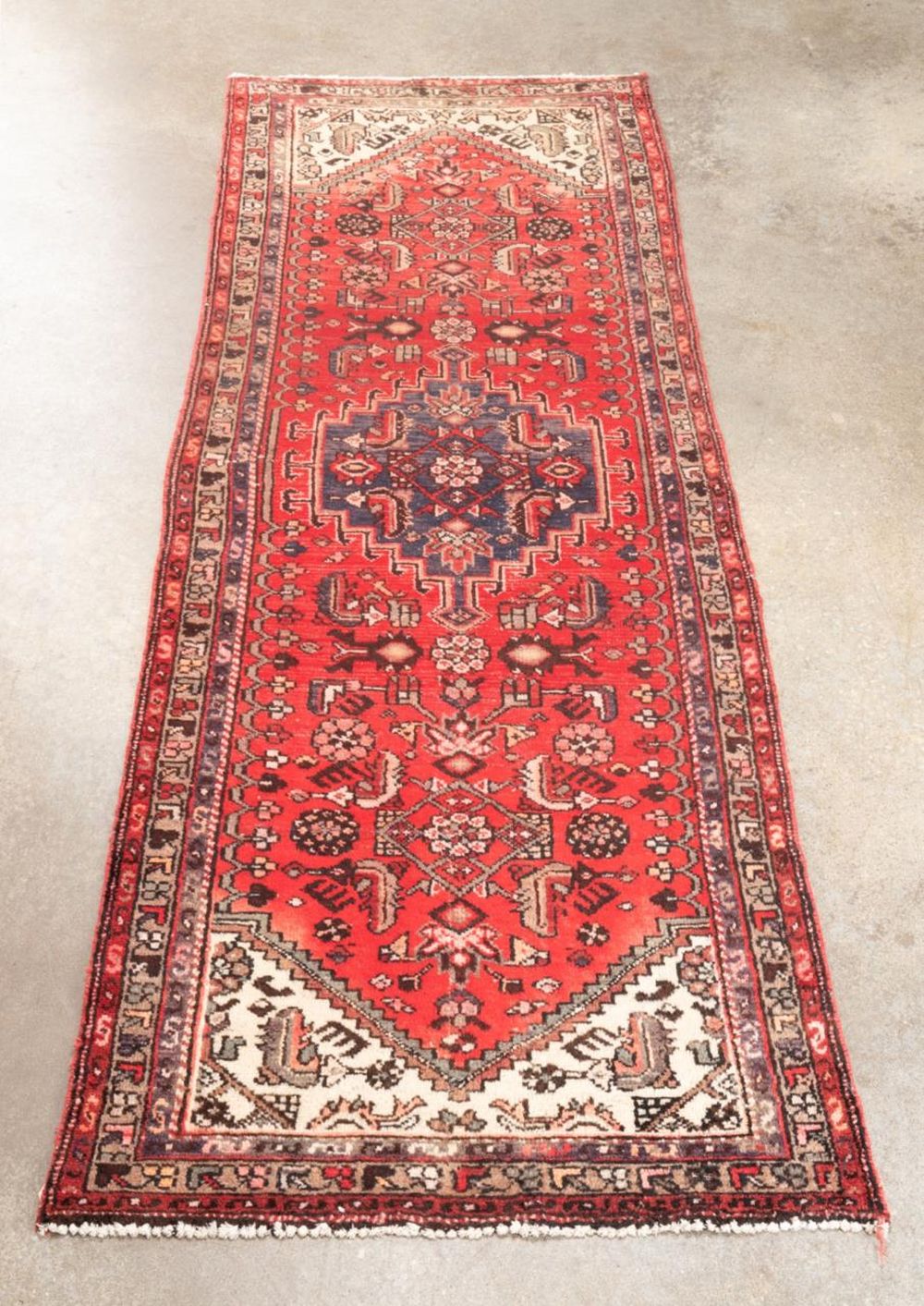 HAND KNOTTED WOOL PERSIAN HAMADAN