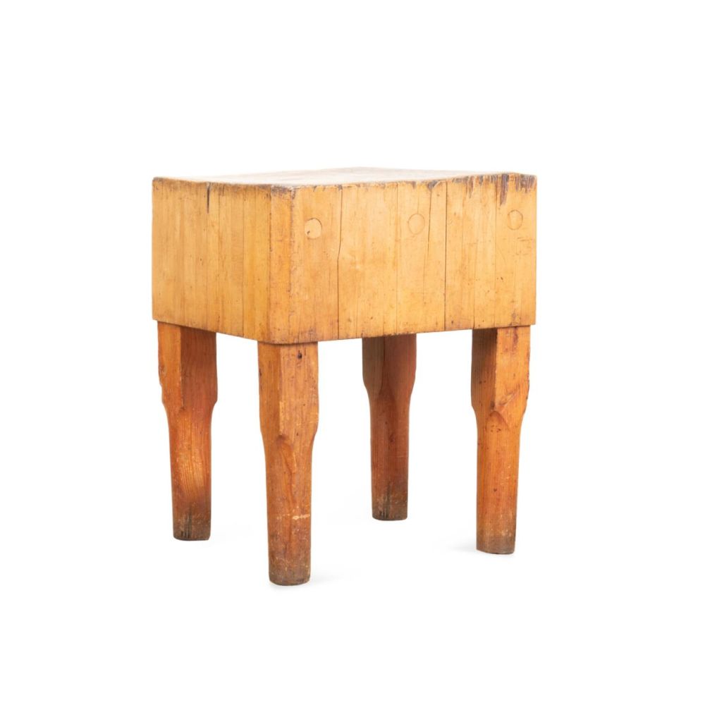 AMERICAN MAPLE BUTHER S BLOCK TABLE 3b3ecf