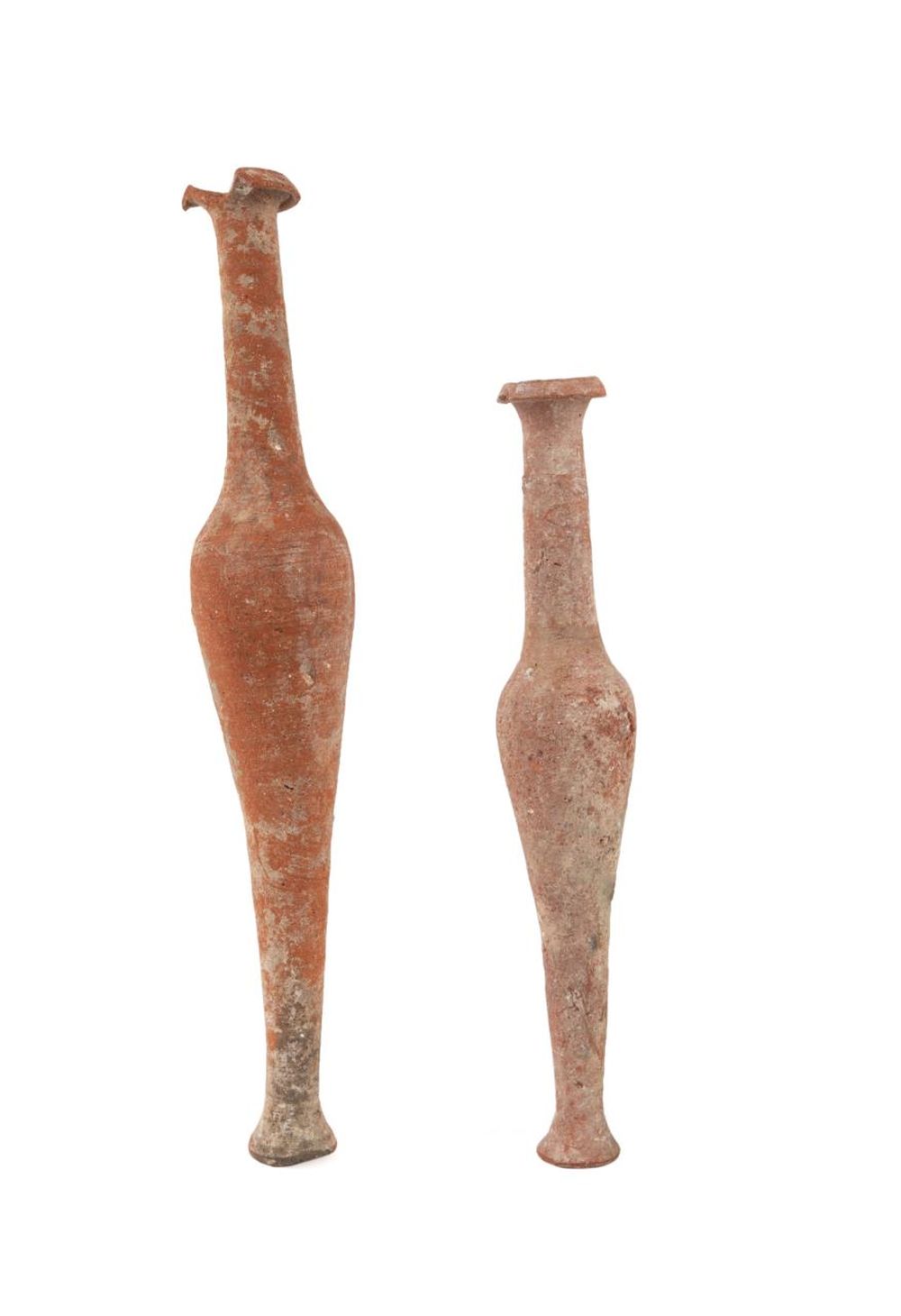 TWO HELLENISTIC STYLE TERRACOTTA