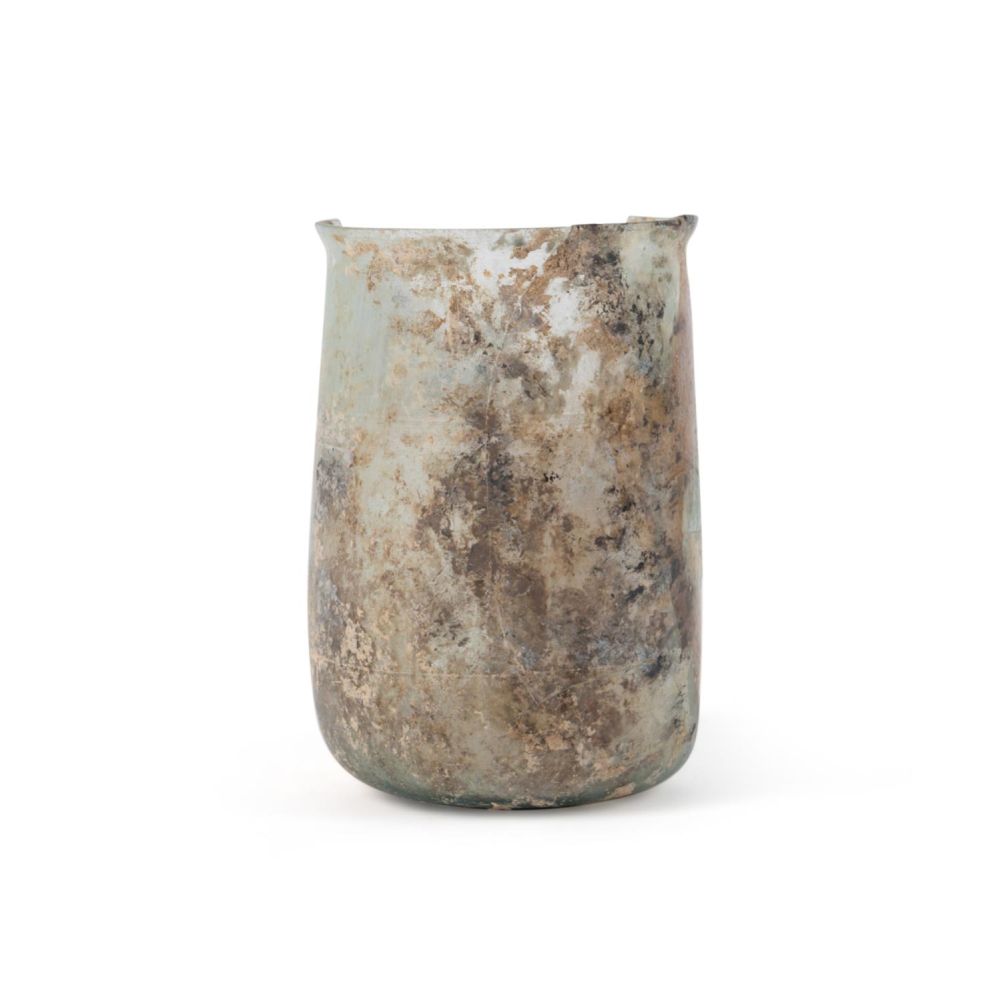 ANCIENT ROMAN GLASS BEAKER Ancient