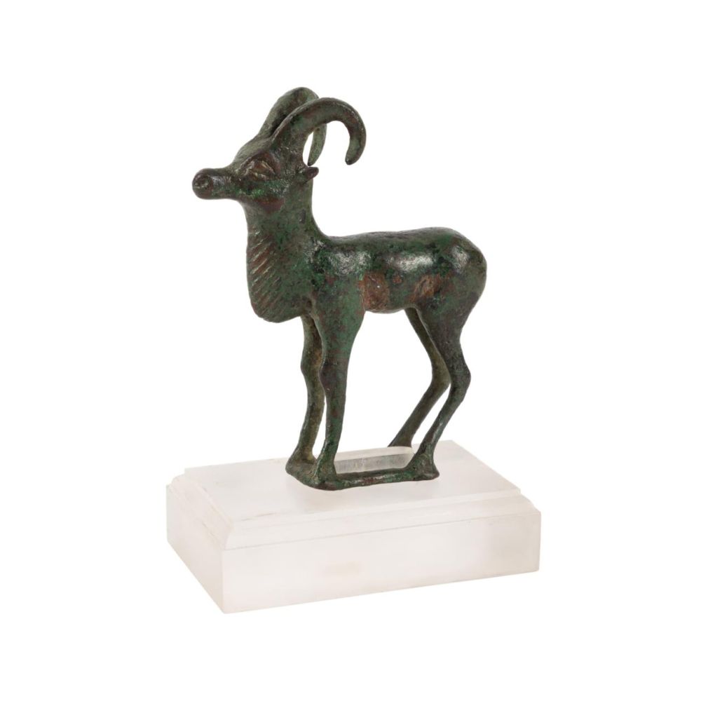 LURISTAN BRONZE IBEX FIGURE W/