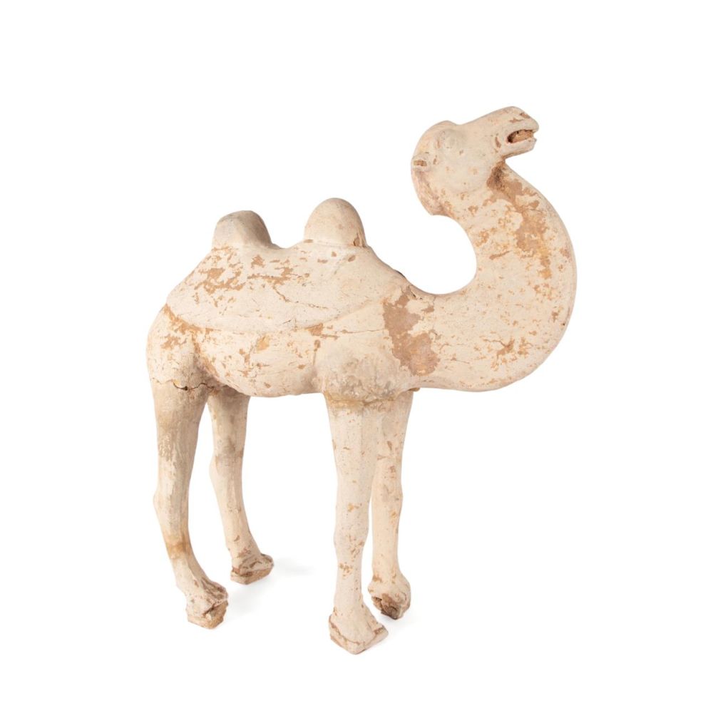 CHINESE TANG DYNASTY POTTERY CAMEL 3b3f4d
