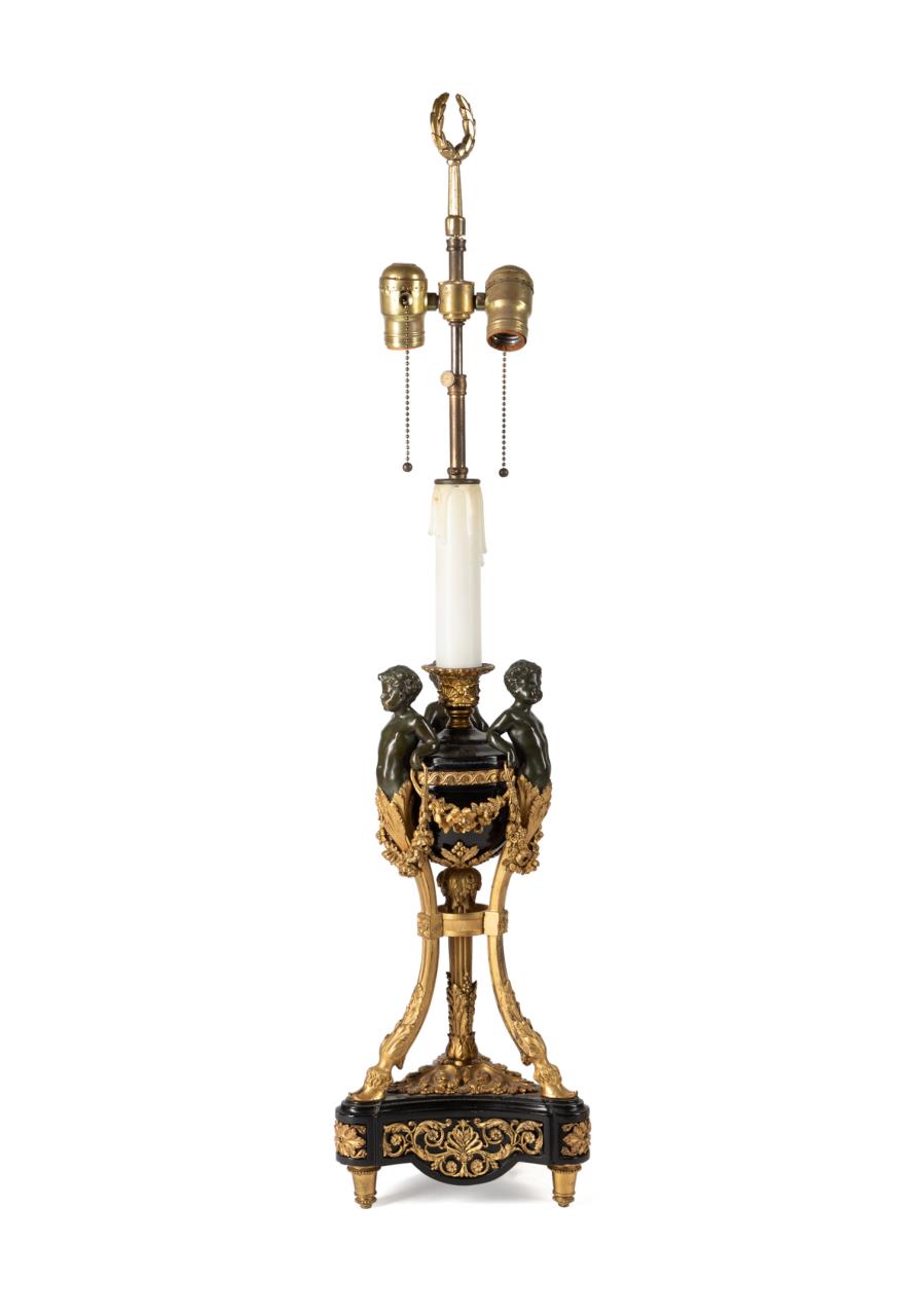 19TH C. LOUIS XV REVIVAL MARBLE & ORMOLU