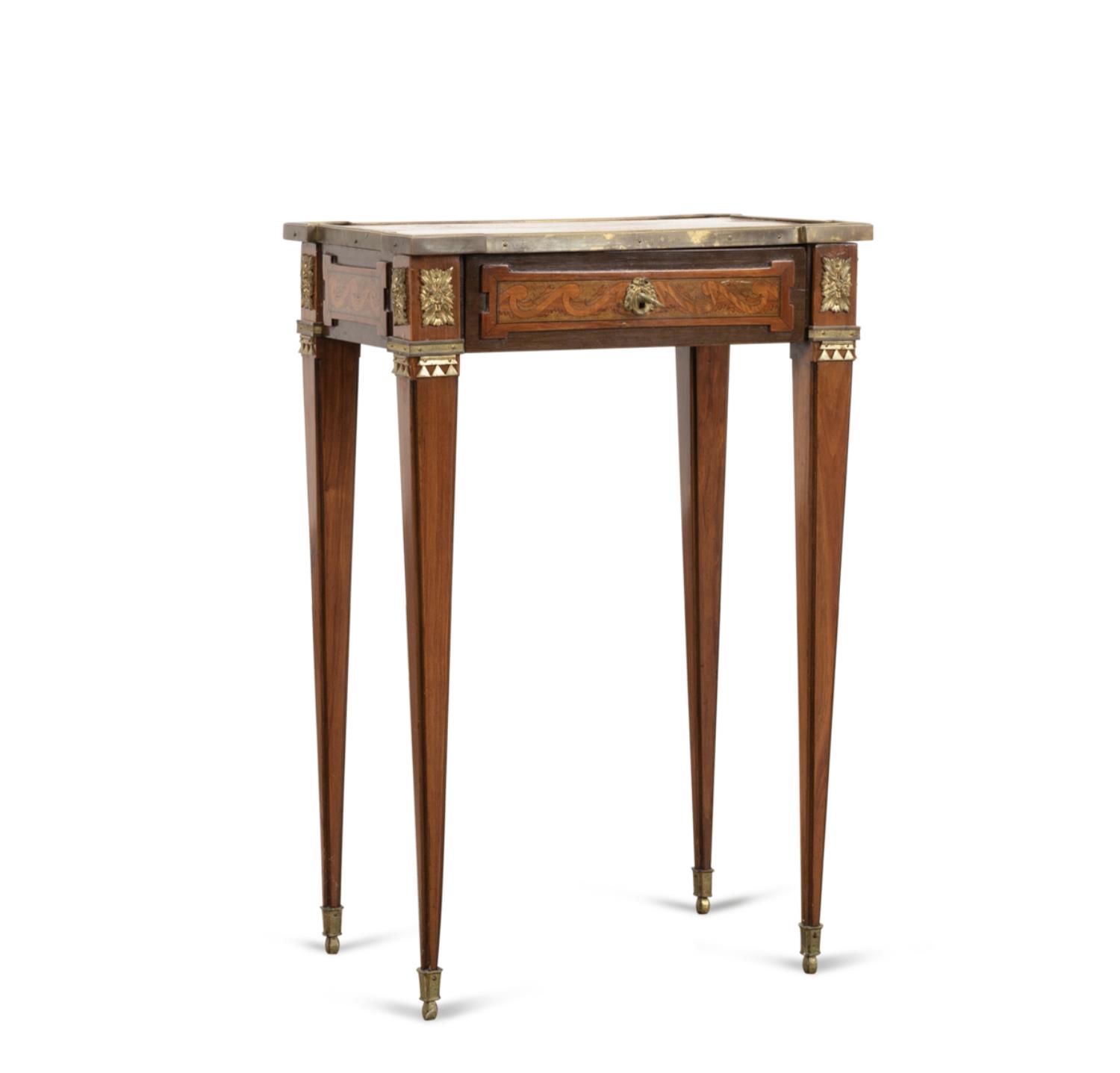 MANNER OF TOPINO, MARQUETRY TABLE A