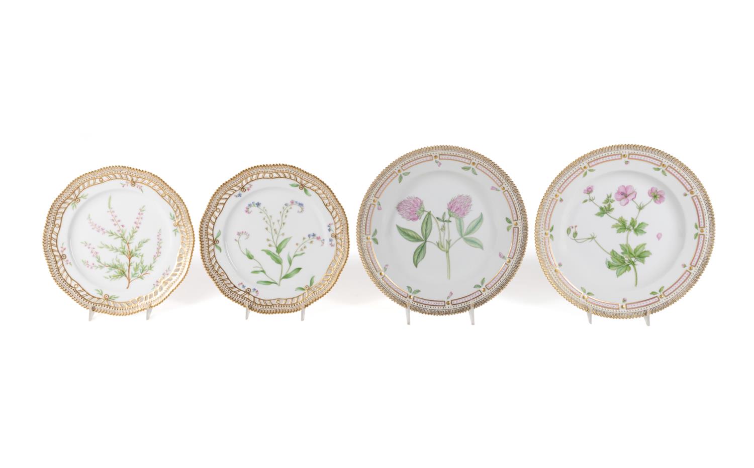 FOUR ROYAL COPENHAGEN FLORA DANICA 3b4046