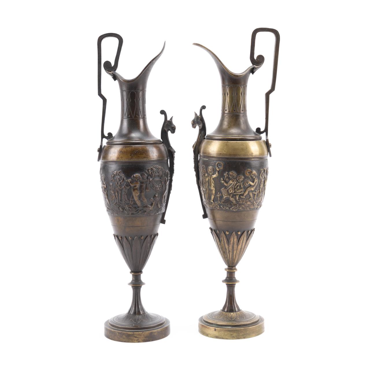 PAIR 19TH C. CONTINENTAL NEOCLASSICAL