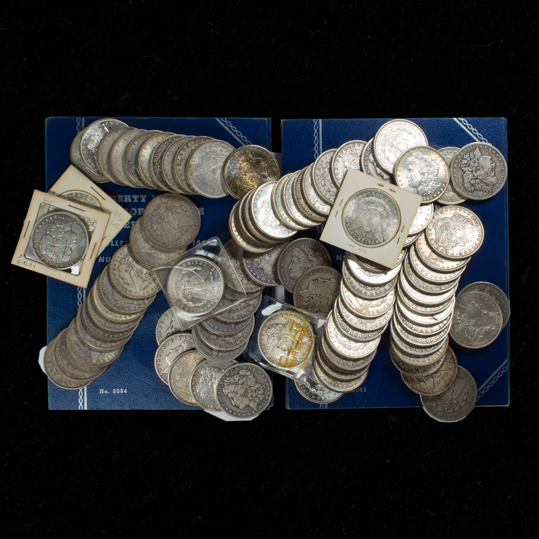  LOT OF 120 MORGAN SILVER DOLLARS 3b4116