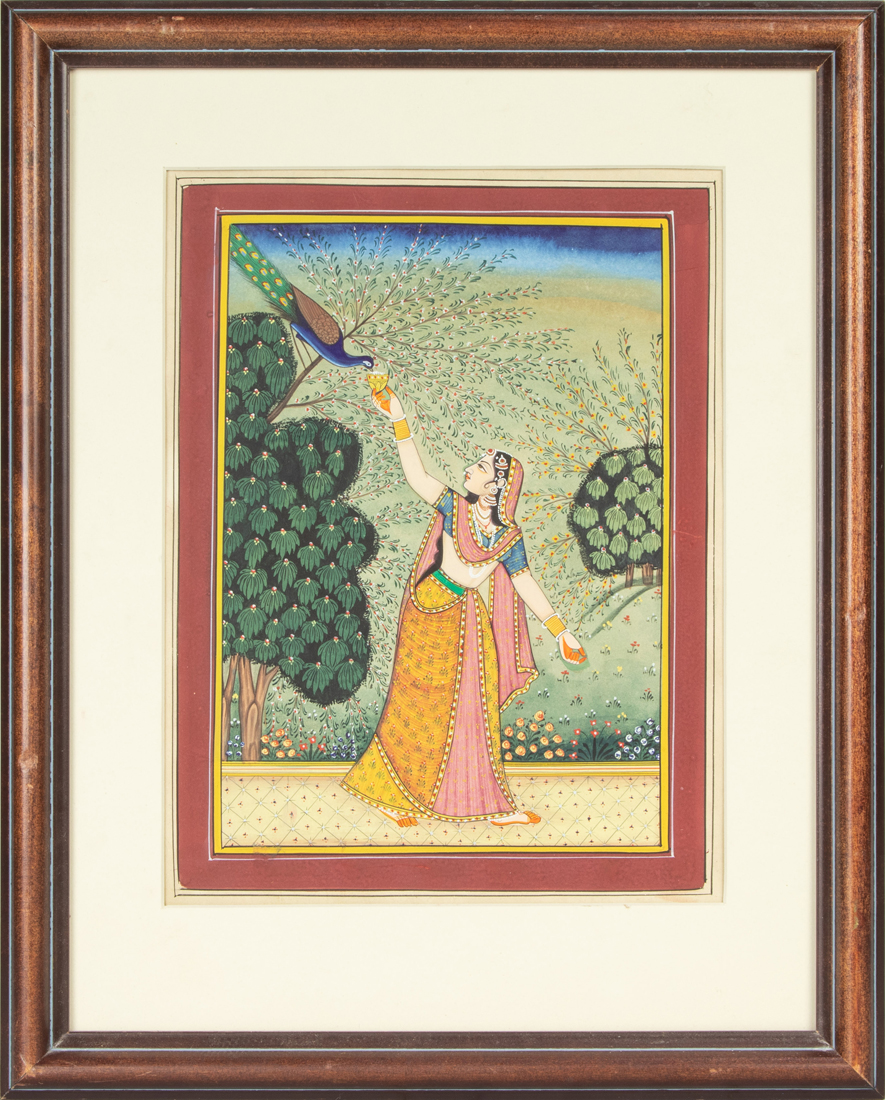 AN INDIAN MINIATURE PAINTING OF 3b414a