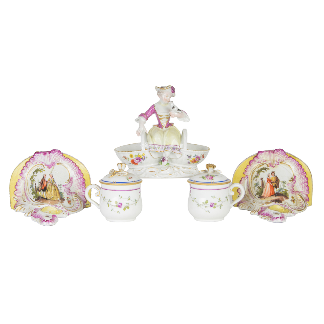 A GROUP OF MEISSEN AND CONTINENTAL 3b4157