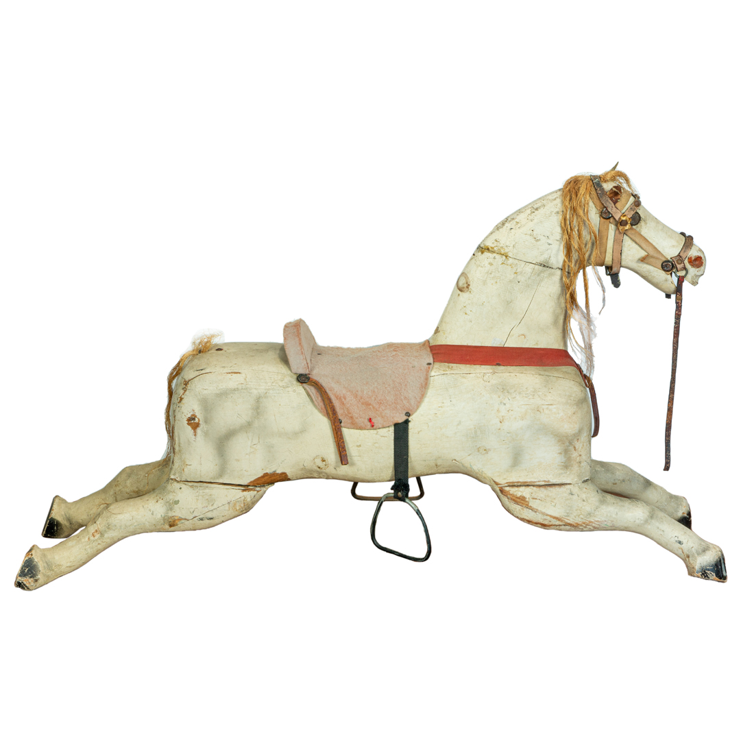 A CHILDRENS HOBBY HORSE A childrens