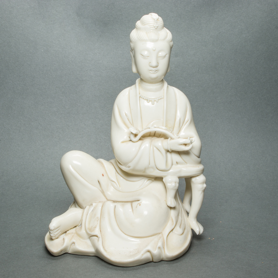 CHINESE BLANC-DE-CHINE FIGURE OF