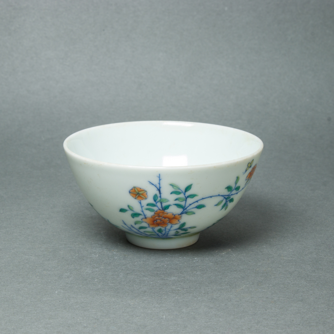 CHINESE DOUCAI ENAMELED WINE CUP Chinese