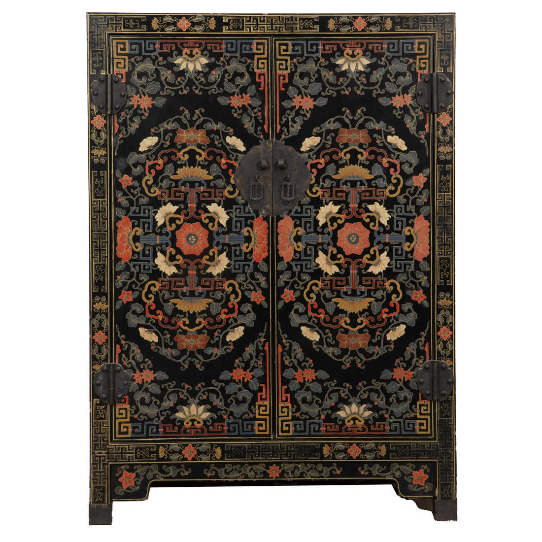 CHINESE LACQUERED CABINET Chinese 3b43df