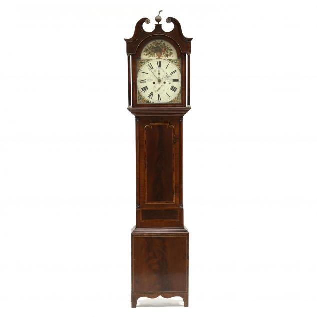 GEORGE III INLAID MAHOGANY TALL