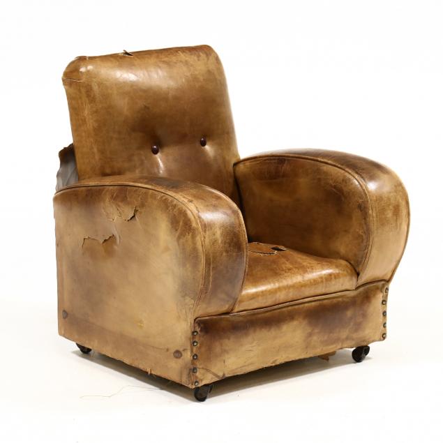 ART DECO CHILD'S UPHOLSTERED CLUB