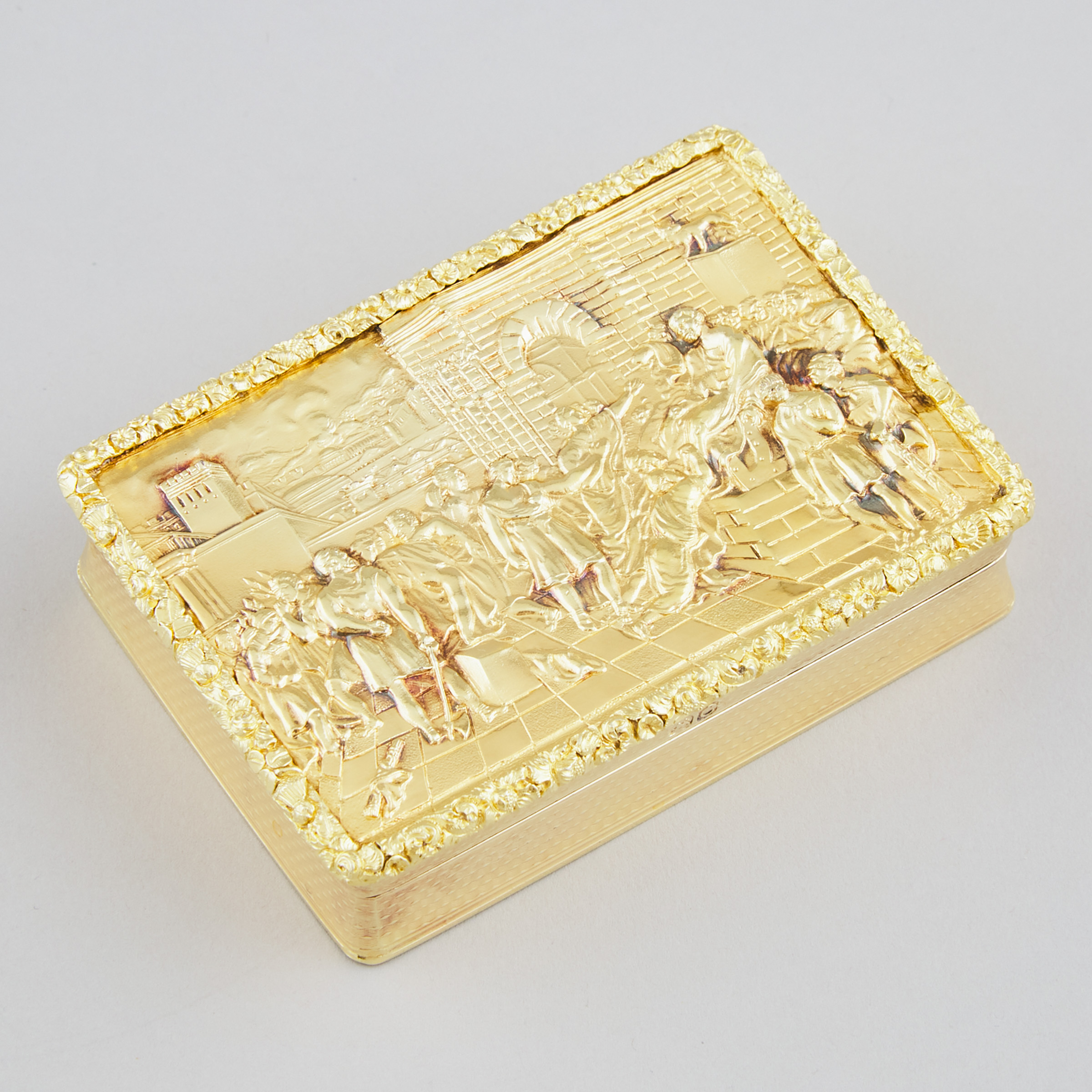 George III Silver Gilt Rectangular 3b6cfd