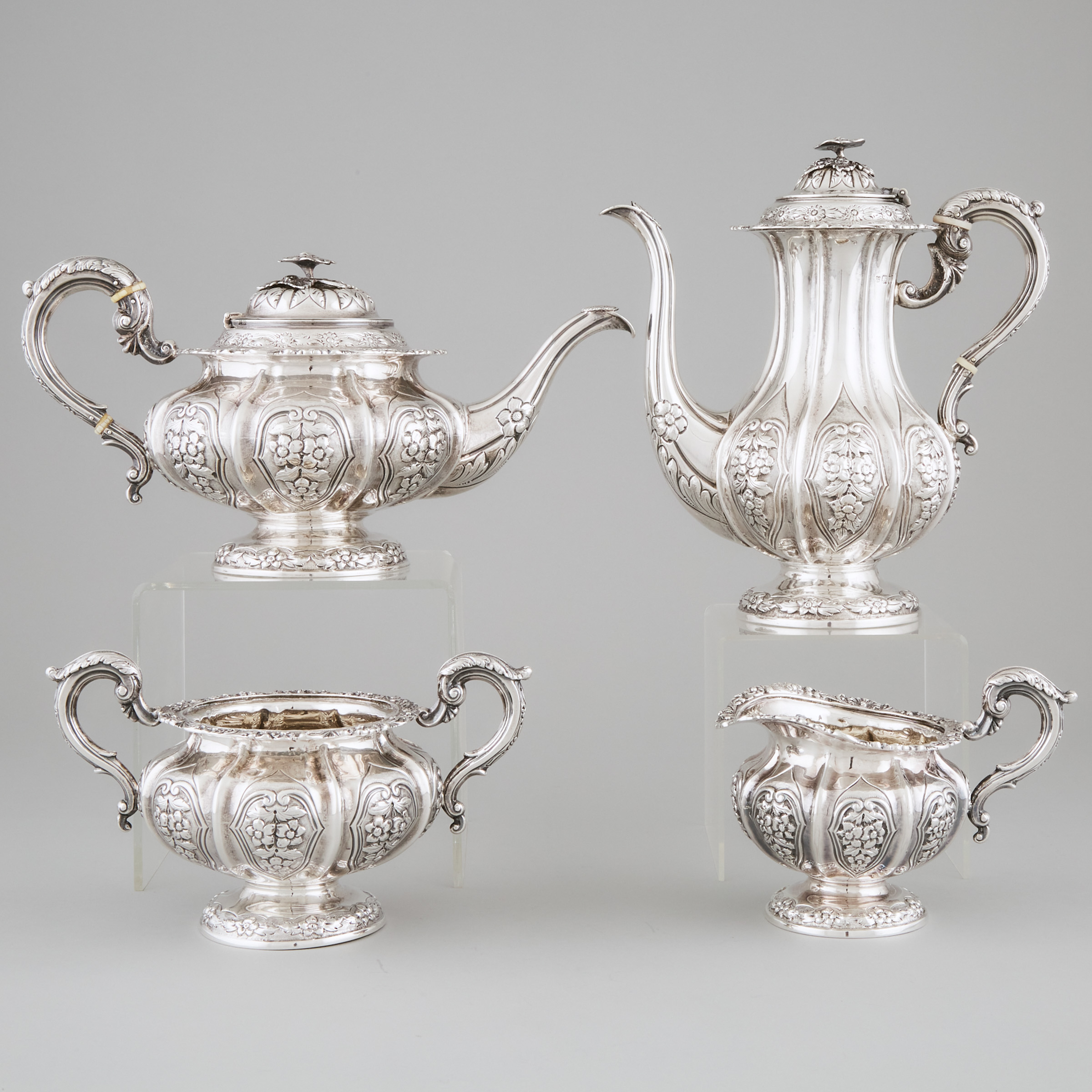 Late Victorian Silver Tea and Coffee 3b6d0b