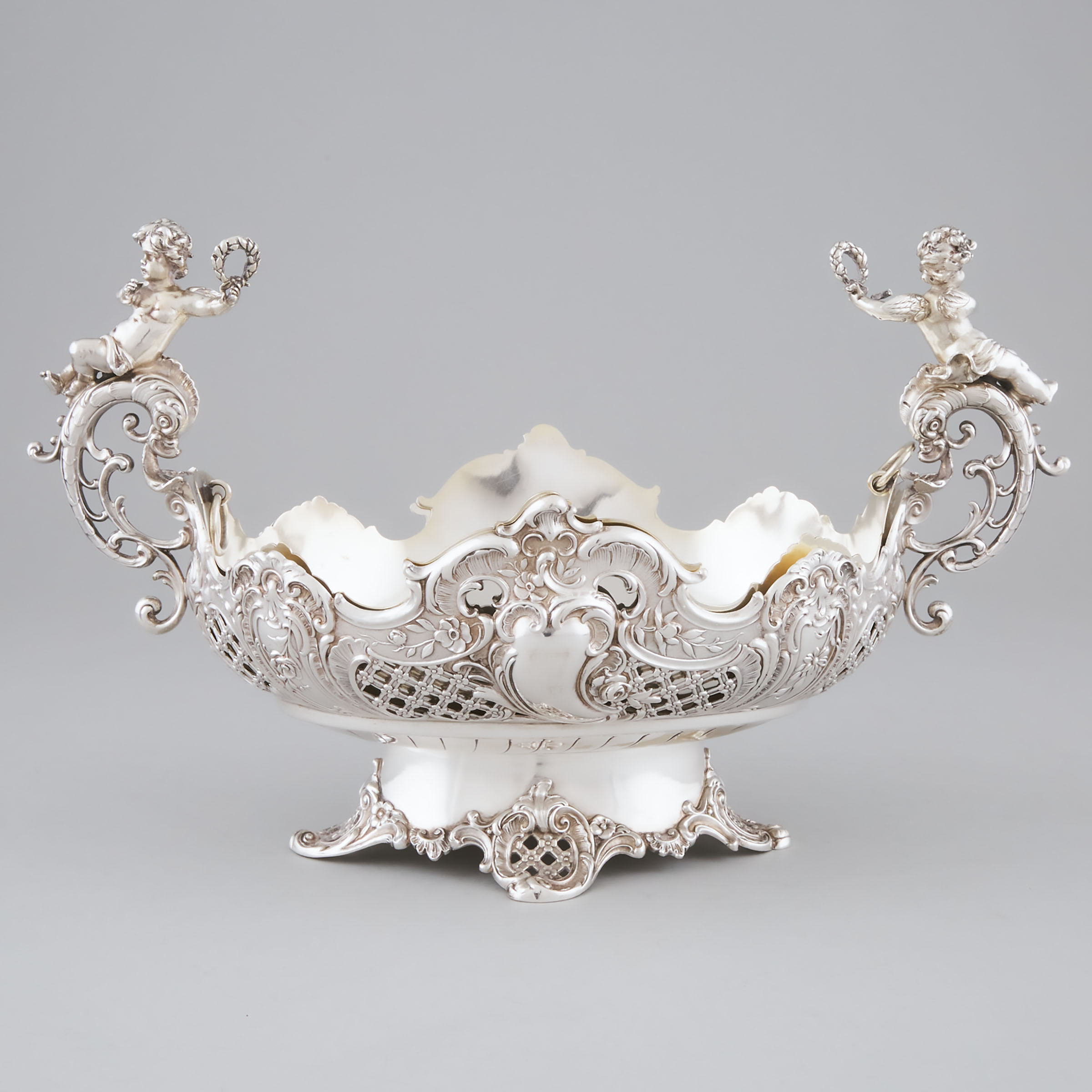 German Silver Centrepiece, Bruckmann