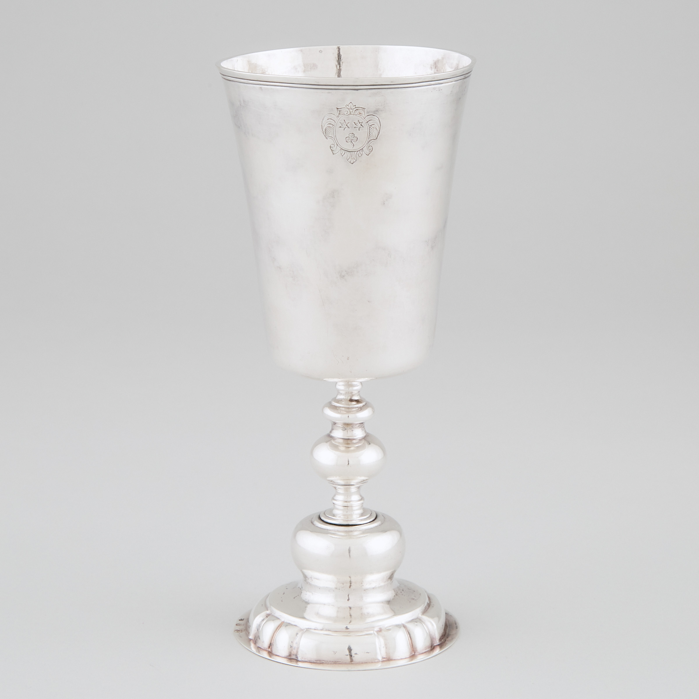German Silver Goblet, Caspar Melchior