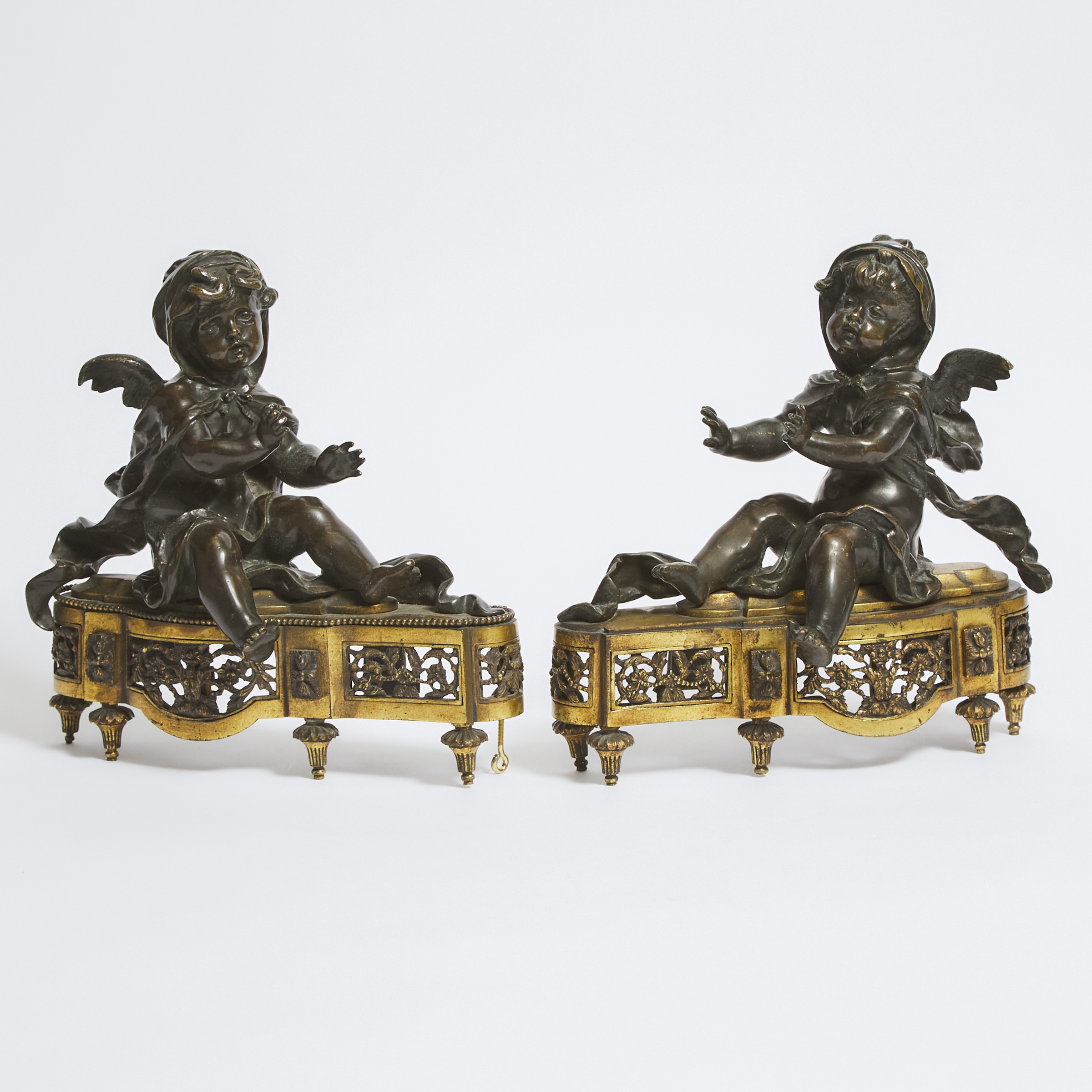 Pair of Louis XVI Patinated and 3b6d2b