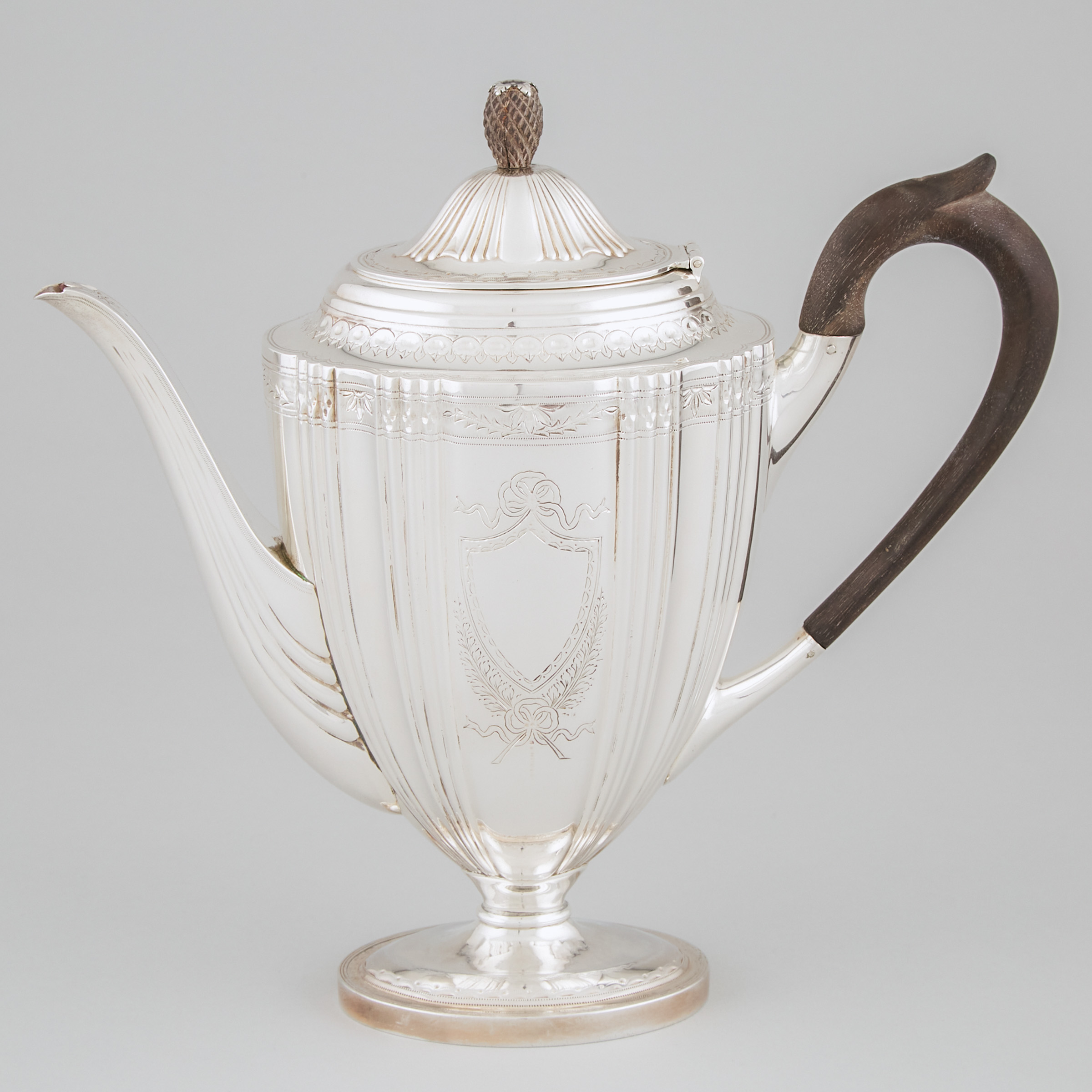 Victorian Silver Coffee Pot, Jane