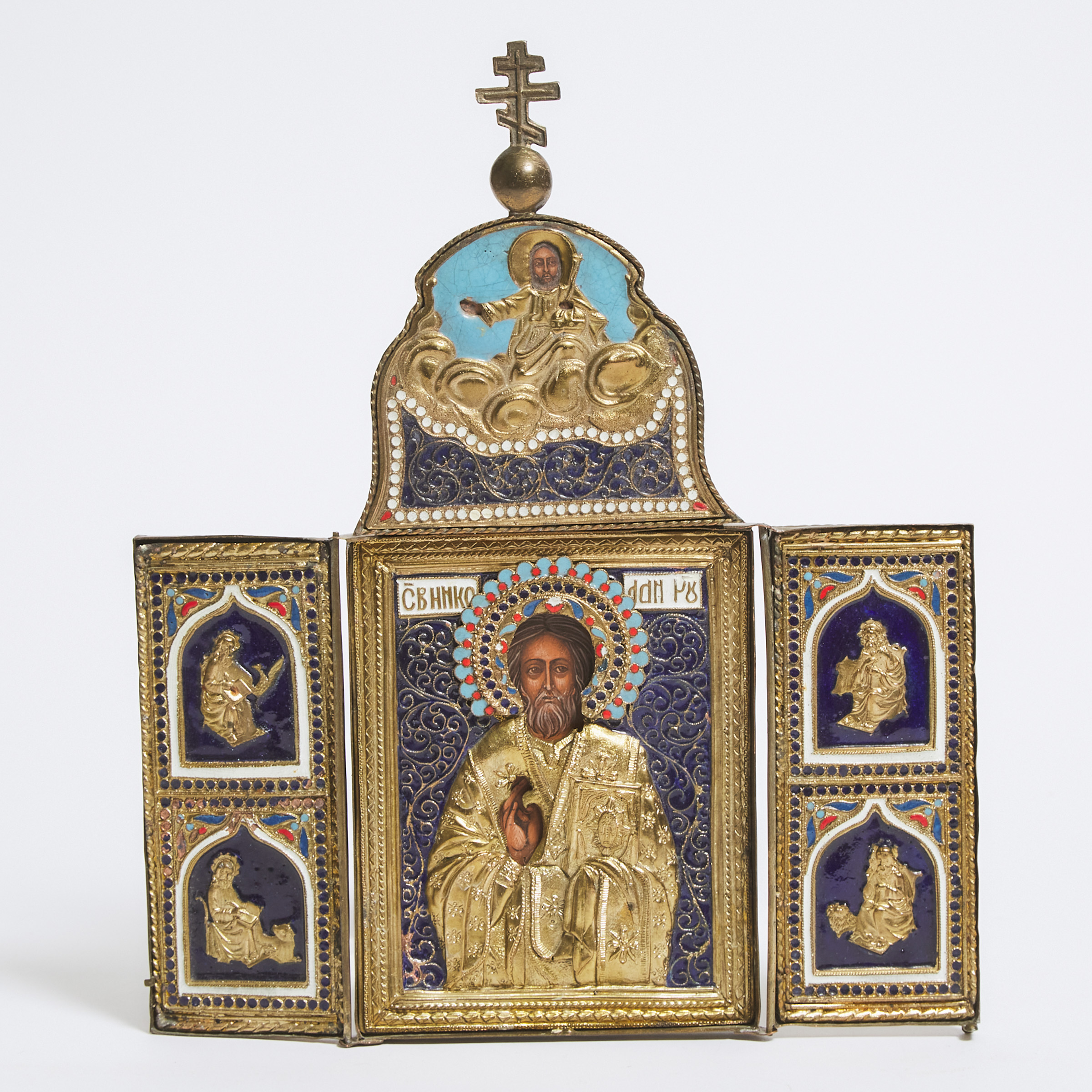 Russian Orthodox Enamelled Repouss e 3b6da4