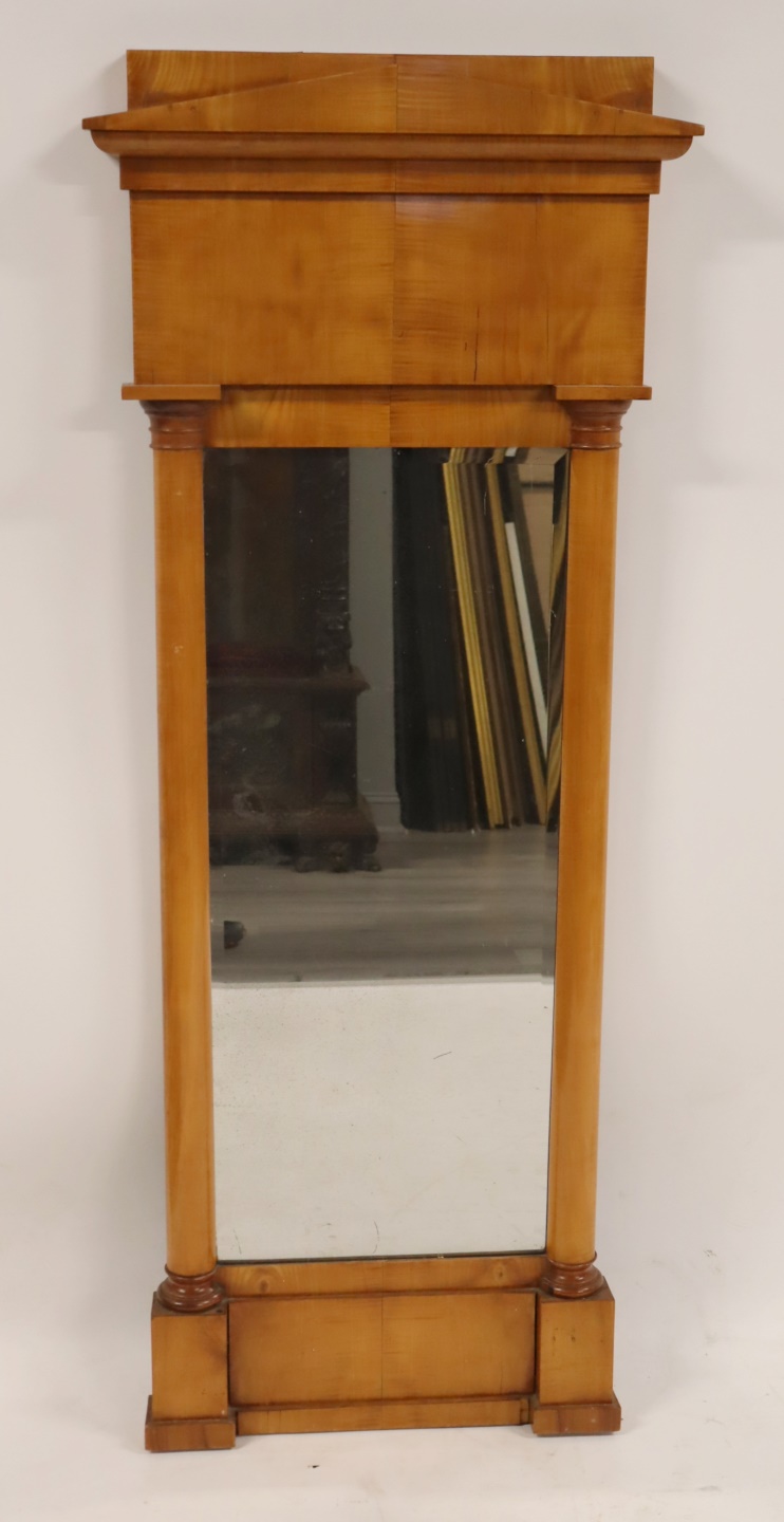 BIEDERMEIER PIER MIRROR. Good large