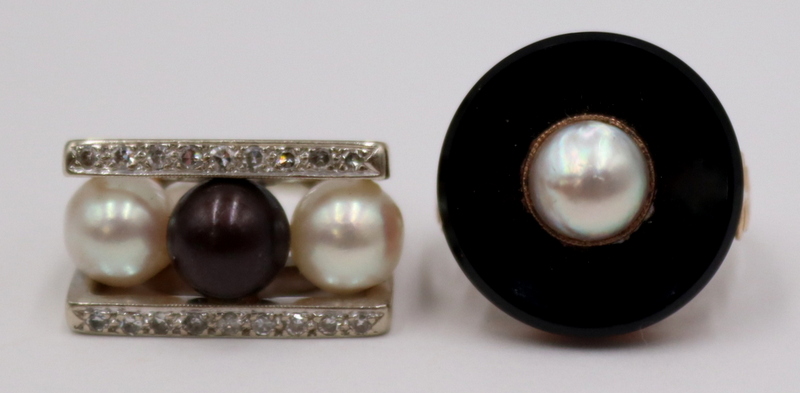 JEWELRY 2 14KT GOLD AND PEARL 3b6fa7
