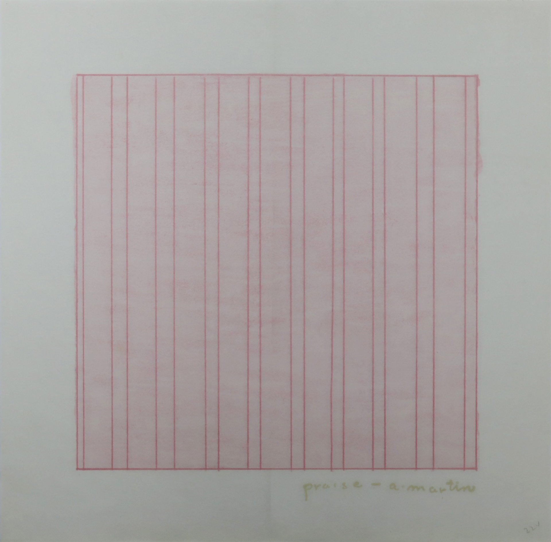 AGNES MARTIN AMERICAN 1912 2004  3b703f