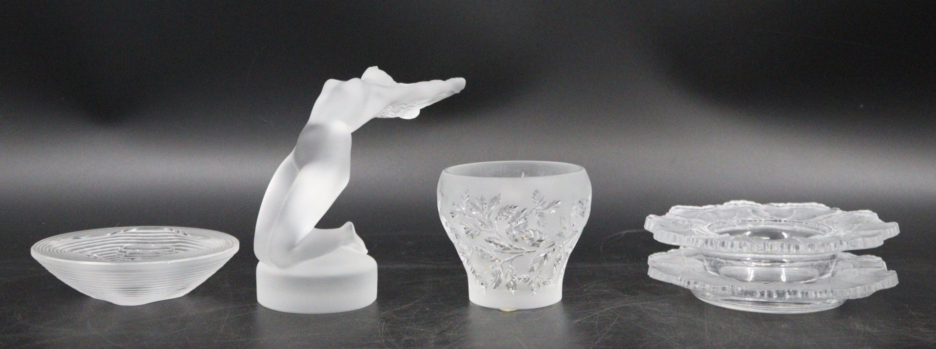 LOT OF 5 PIECES OF LALIQUE FRANCE 3b7082