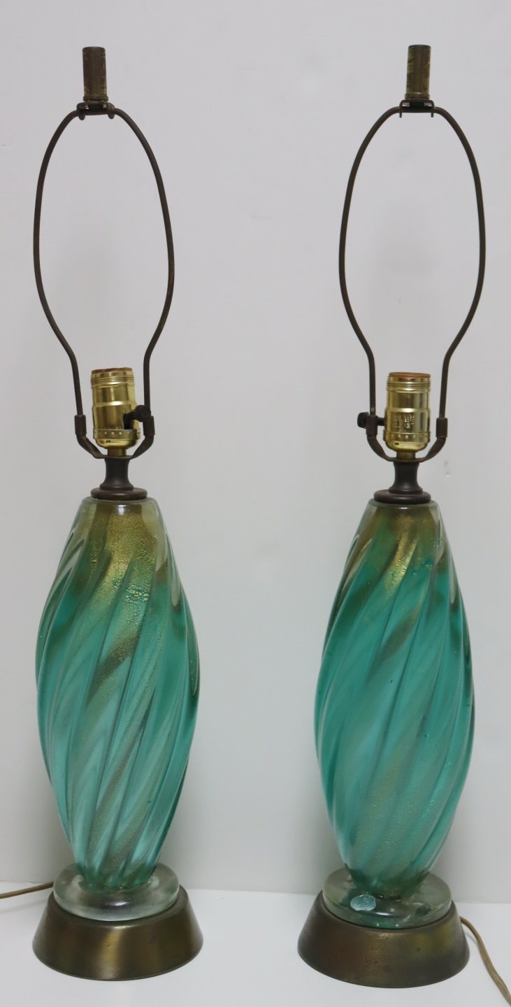 MIDCENTURY PAIR OF MURANO GLASS 3b708d