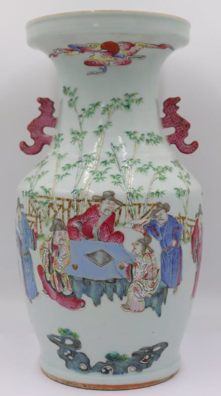 CHINESE FAMILLE ROSE ENAMEL DECORATED 3b70dc