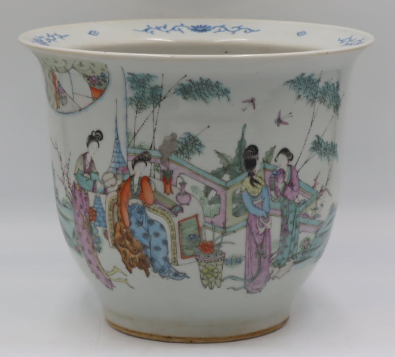 19TH C CHINESE ENAMEL DECORATED 3b70f9