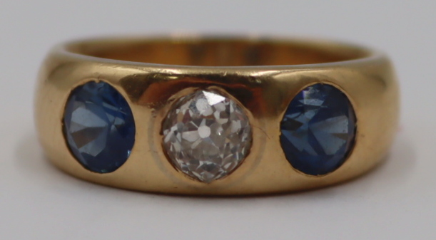 JEWELRY. 14KT GOLD, DIAMOND AND