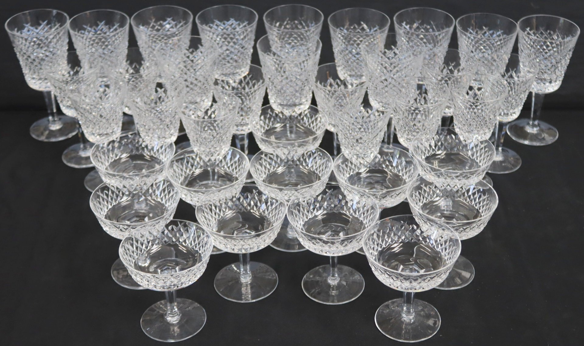 36 SET WATERFORD ALANA CRYSTAL 3b72bf