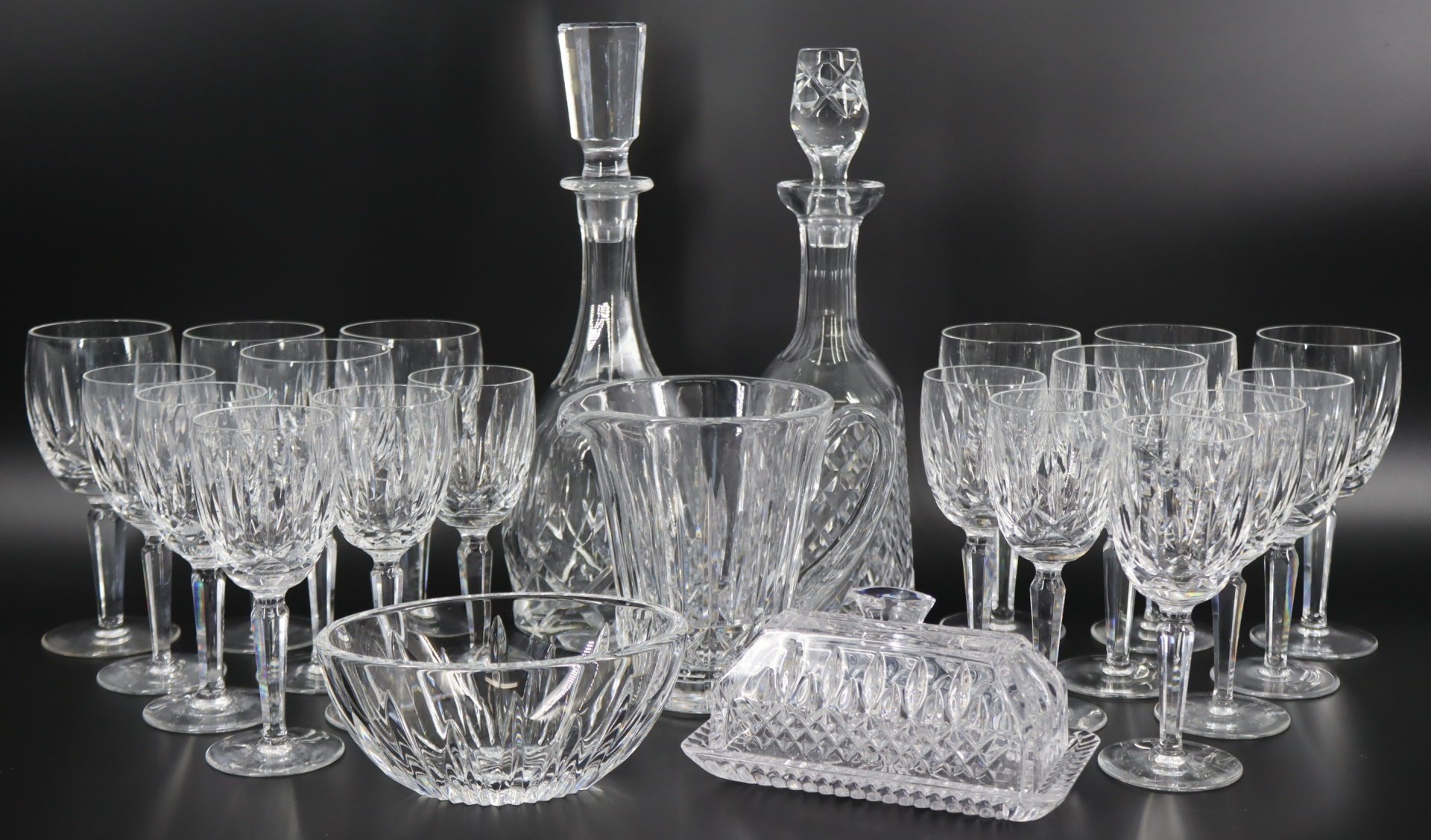 LOT OF ASSORTED WATERFORD CUT GLASS