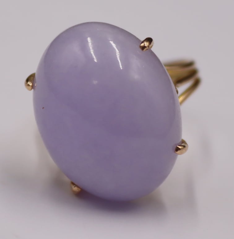 JEWELRY. 14KT GOLD AND LAVENDER