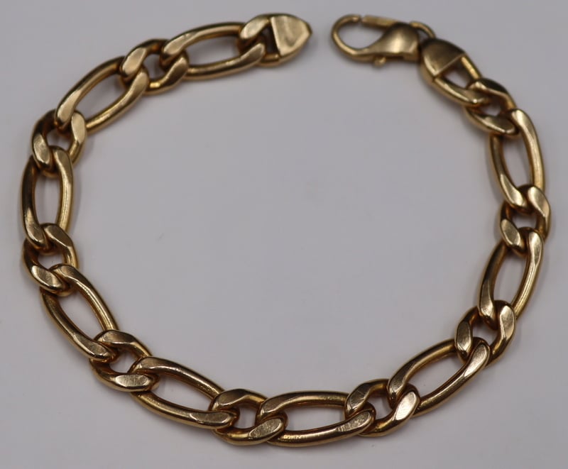 JEWELRY ITALIAN 14KT GOLD LINK 3b73b4