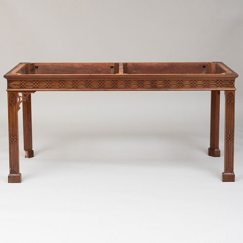 GEORGE III STYLE MAHOGANY CONSOLE 3b74b1