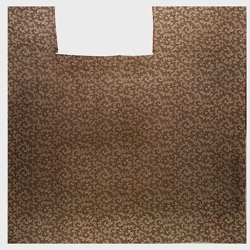 LARGE BROWN AND CREAM JACQUARD 3b751b