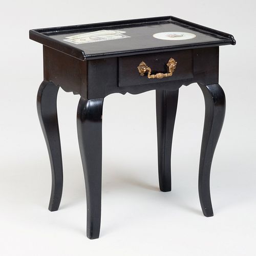 LOUIS XV STYLE EBONIZED TROMPE 3b7547