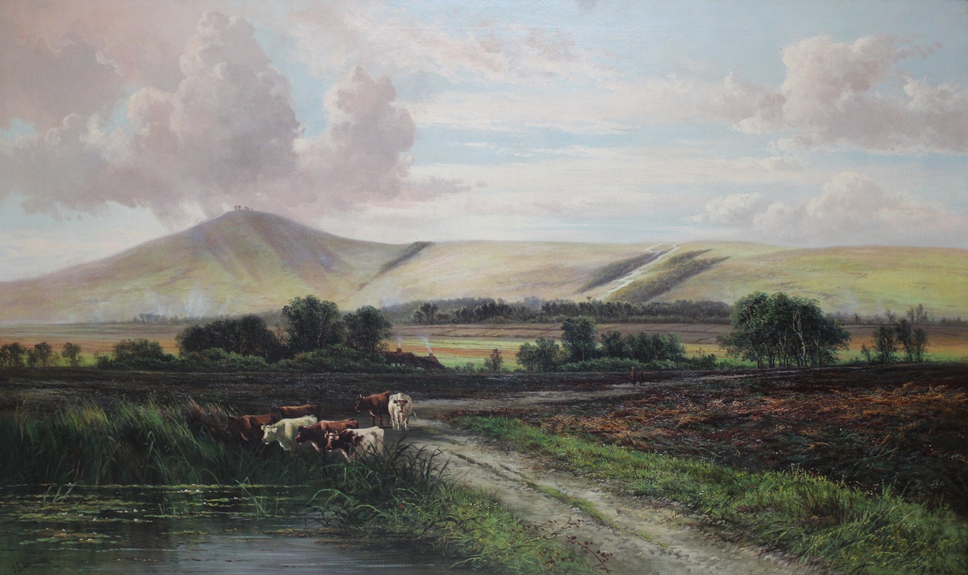 SIGNED OIL ON CANVAS LANDSCAPE