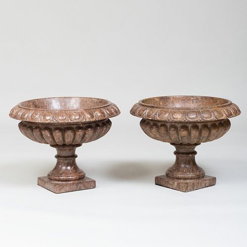 PAIR OF NEOCLASSICAL STYLE CARVED