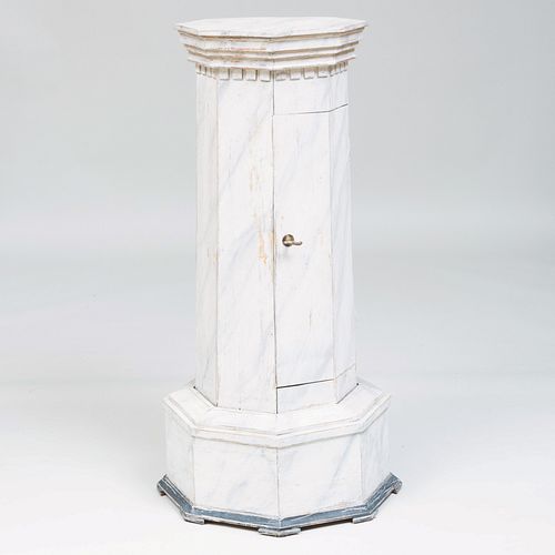 CONTINENTAL PAINTED FAUX MARBLE