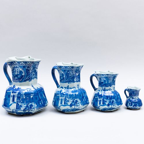 GROUP OF FOUR ENGLISH IRONSTONE
