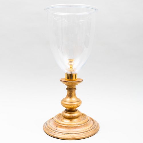 PHOTOPHORE ON A TURNED GILTWOOD 3b760f