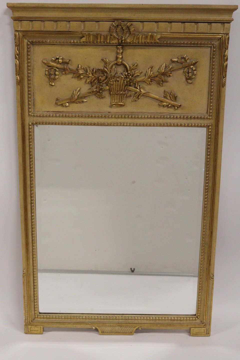FRENCH STYLE MIRROR WITH BASKET