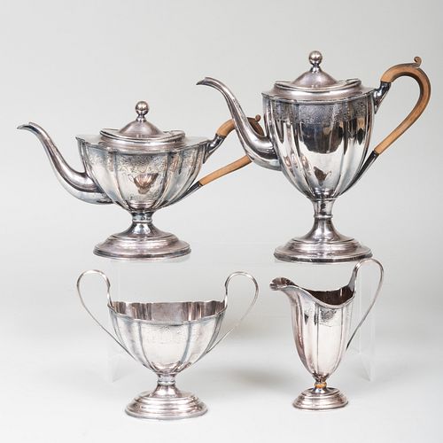 SILVER PLATE SILVER FOUR PIECE 3b7726